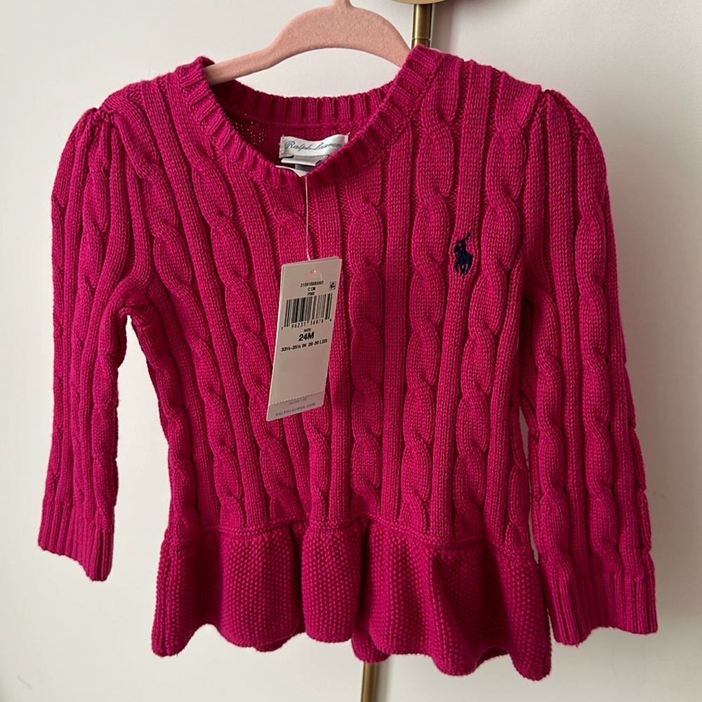 Ralph Lauren sweater size 24 months